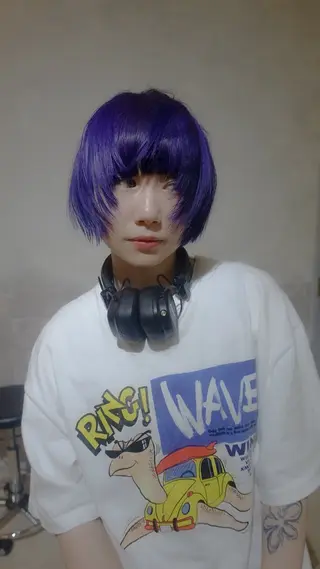 ショート カラー YARN所属・【モニター募集】 三宅航平のヘアスタイル