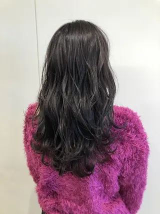 ロング カラー KANAMI日暮里 韓国ヘア・メイクのヘアスタイル