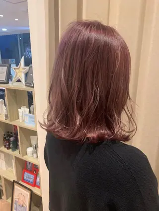 ミディアム カラー ヘアアレンジ 女性スタイリスト専門サロン Zina 天神所属・NANA／trend style🕊🍑のヘアスタイル