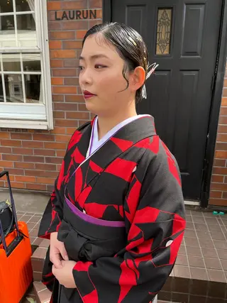 ショート ヘアアレンジ NOUN所属・eri kinjoのヘアスタイル