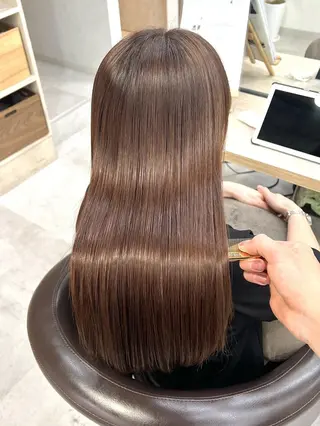 ロング 髪質改善/艶カラー 縮毛矯正/山本由梨のヘアスタイル