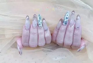 ネイル ラベンダー💖日暮里 ルル💖ネイルのネイルデザイン