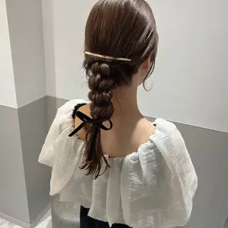 ロング 韓国モテhair🍑 momoのヘアスタイル