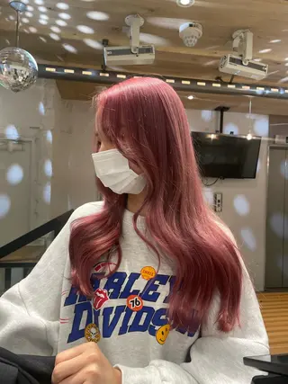 ロング カラー 艶ハイトーン👑♡ NATSUKIのヘアスタイル