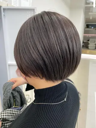 ショート カラー COA GINZA 空也/前髪/顔まわりのヘアスタイル