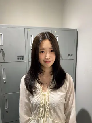 セミロング 透明感カラー/レイ ヤーカット/KaHoのヘアスタイル