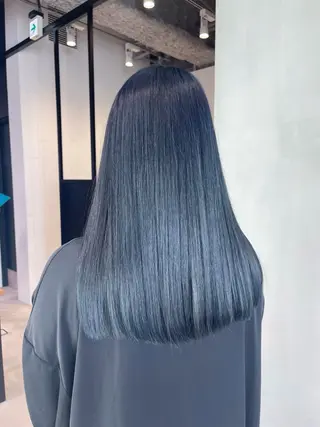 ロング カラー 田口 智也のヘアスタイル