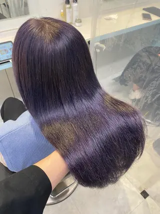 ロング カラー 🤍大人っぽ韓国暗髪 🤍Asuka🤍のヘアスタイル