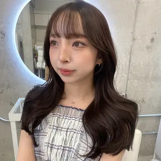 ロング 韓国レイヤー/透明感 カラー🦋mioのヘアスタイル