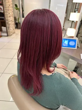 ミディアム シールエクステ✨️韓 国羽エクステ🪽和希のヘアスタイル