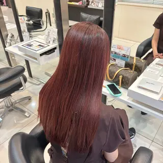 ロング カラー 佐川 玲奈のヘアスタイル