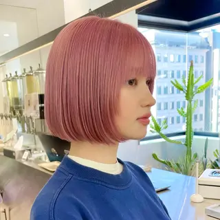 ショート カラー ♥️ブリーチ/ボブ/ レイヤー♥️maiのヘアスタイル