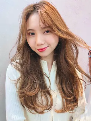 ロング カラー Ｖｉｏｔ  銀座 樋口 桃佳のヘアスタイル