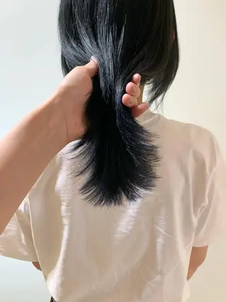 ミディアム カラー パーマ ヘアアレンジ メンズ キッズ ネイル マツエク・マツパ アイブロウ 🦕ウルフカット 🦕ａｋｉｈｏのヘアスタイル