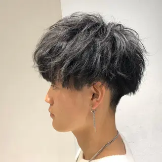 メンズ BABY 艶髪暗髪ヘア💖達人のヘアスタイル