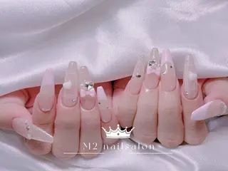 ネイル 長さだし専門店 M2　rikaのネイルデザイン