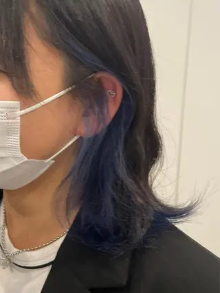 ミディアム カラー 💙ルル💙 ハイトーン/レイヤーのヘアスタイル