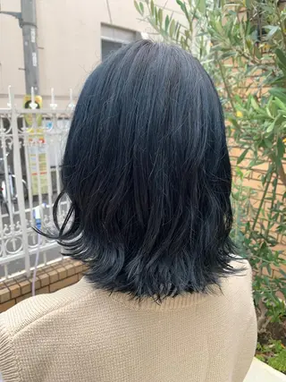 ミディアム カラー 今村 愛美のヘアスタイル