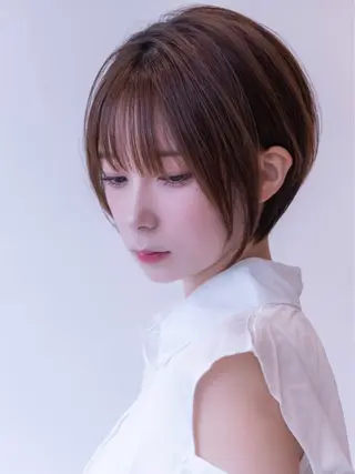 ショート パーマ 渋谷ボブ/レイヤー ボブ田中航平のヘアスタイル