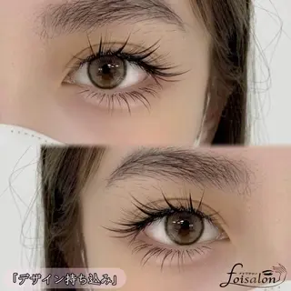 マツエク・マツパ foisalon 大久保店のマツエク・マツパデザイン