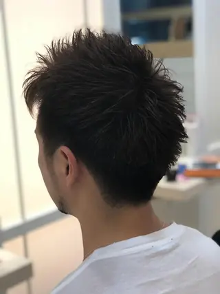 ショート メンズ 須賀 一美のヘアスタイル