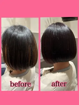 ショート カラー 大久保 陽子のヘアスタイル