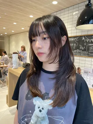 ロング haru/レイヤー/ ウルフのヘアスタイル