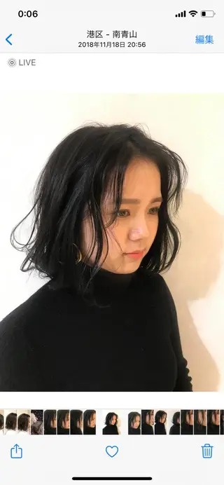 ショート カラー ボブ、ミディアム得意 🤍Emmy🤍のヘアスタイル