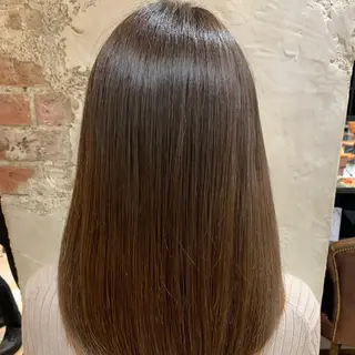 セミロング カラー パーマ 美髪ヘッドスパ🫧 西山紗奈江💆‍♀️のヘアスタイル