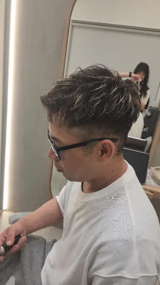 ショート メンズ Unille ユニル所属・亀井 香澄のヘアスタイル