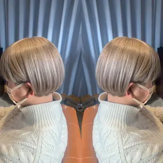 ショート カラー 韓国🇰🇷 ✂︎hair 内田愛のヘアスタイル