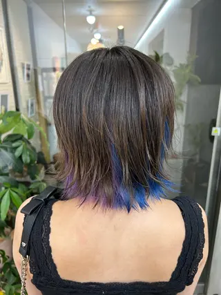 ショート カラー WOM所属・府川 星利奈のヘアスタイル