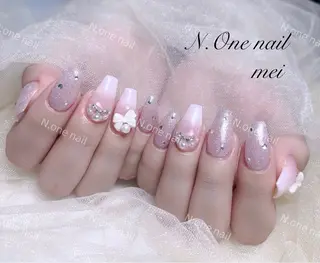 ネイル 長いだし/スカルプ/ パラシェルN.oneのネイルデザイン