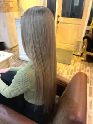 ロング カラー 柏原 輝明のヘアスタイル