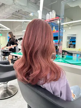 ロング ブラウンベージュ🤎 ブリーチなし🤎のヘアスタイル