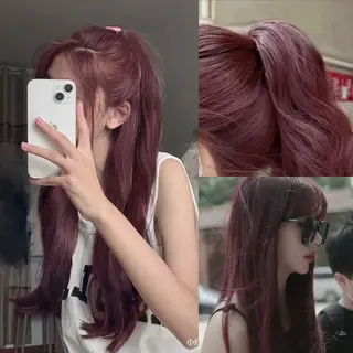 ロング カラー 💖大人韓国ヘア💖 韓国艶カラー【銀座】のヘアスタイル