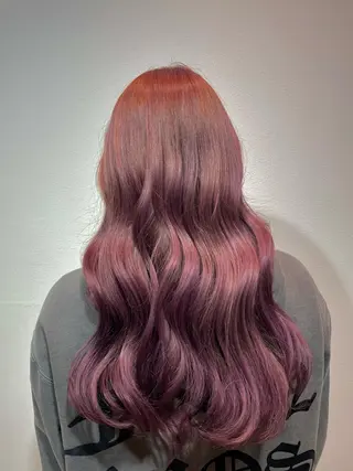 ロング カラー 韓国/顔周りカット /キム チョウヒのヘアスタイル