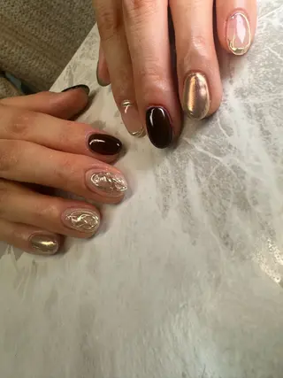 ネイル YOUTH nails waxing所属・YOUTH natsumiのネイルデザイン