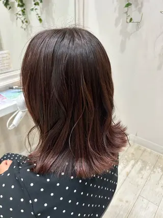 ミディアム ZELEイオンタウン名西所属・池田 翔元のヘアスタイル