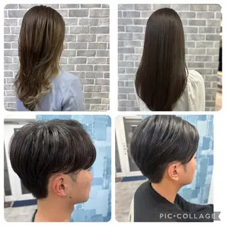 ミディアム メンズ Noy所属・Noyヨシモト ヒロトのヘアスタイル