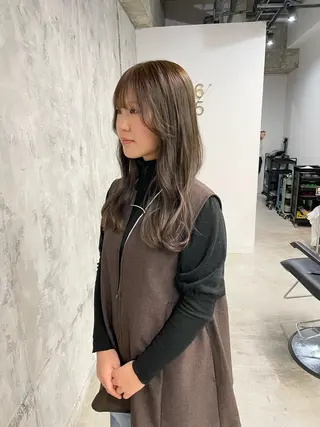 ロング カラー GOBUN NO ROKU【ゴブンノロク】所属・住田悠紗/ カットモデル募集中のヘアスタイル