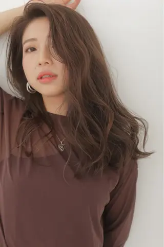 セミロング 透明感韓国ヘア♡ みつきのヘアスタイル