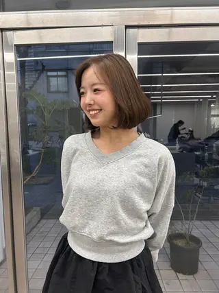 ショート ITSUKI/海外× ワンホンレイヤーのヘアスタイル