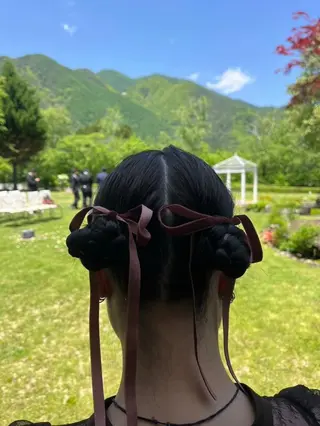 ミディアム aaron所属・aaron Aishaのヘアスタイル