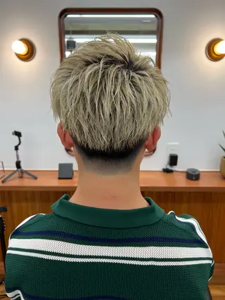 ショート メンズ メンズカット✂️ スキンフェード伊藤陸のヘアスタイル