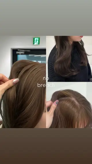 カラー 海外girl🤎 透明感ベージュmaoのヘアスタイル