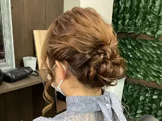ヘアアレンジ セミロング hair salon BC所属・hair salon BCのヘアスタイル