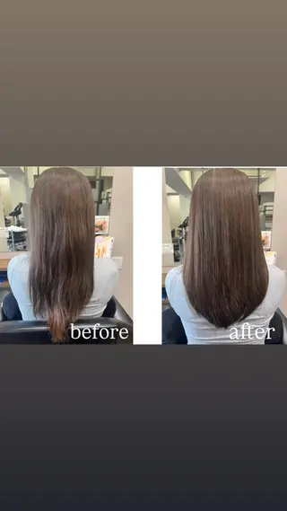 ロング 骨格/顔型/パーソナ ルカラー診断/中野のヘアスタイル