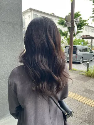 ロング 下村 和香奈のヘアスタイル