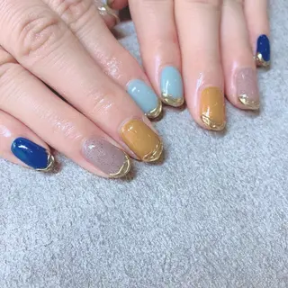 カラー ネイル Cozy_ ilumのネイルデザイン